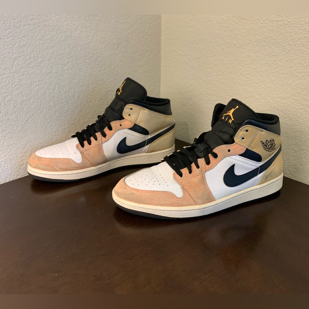 Nike Air Jordan 1 Retro Mid SE Ember Sundial DX4332-800 Men’s Size 13 Beaters